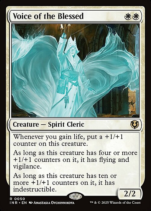 Voice of the Blessed Card Front