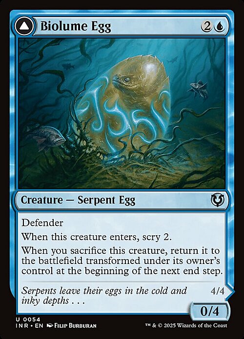 Biolume Egg // Biolume Serpent Card Front