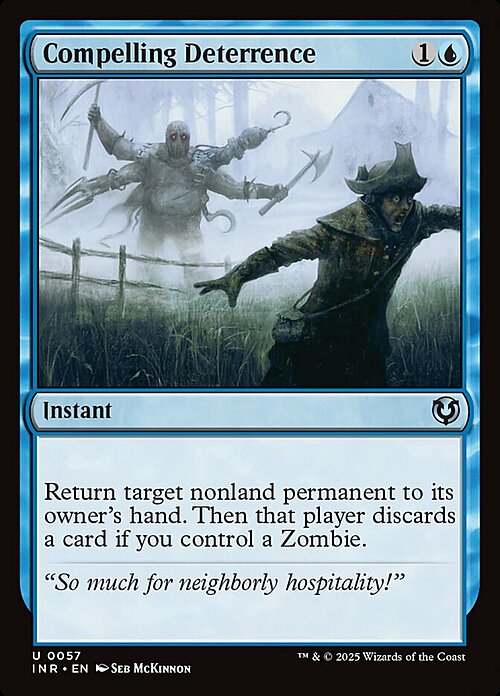 Compelling Deterrence Card Front