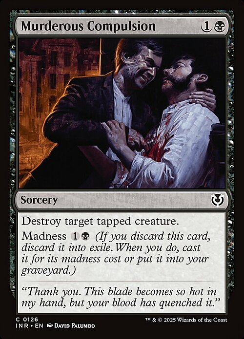 Murderous Compulsion Card Front