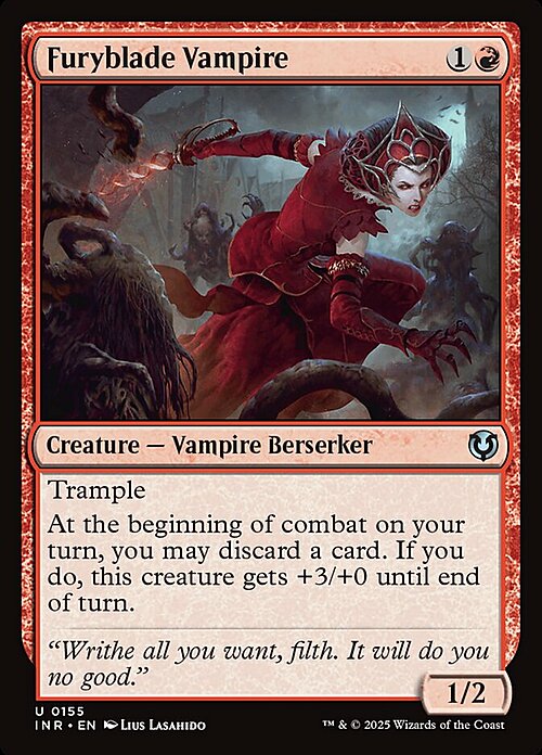 Furyblade Vampire Card Front