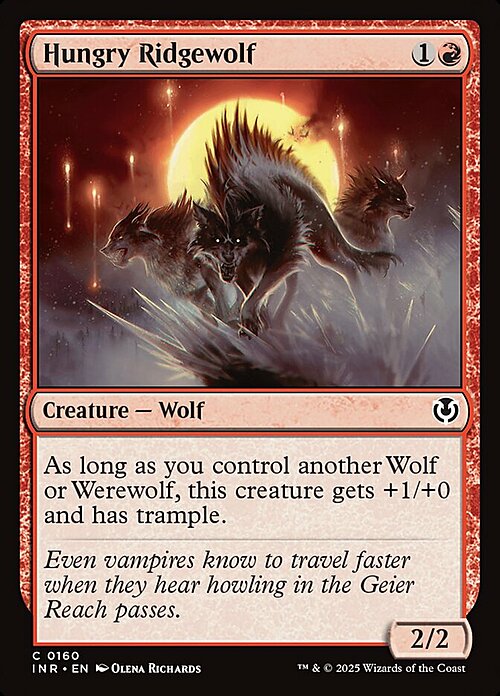 Hungry Ridgewolf Card Front