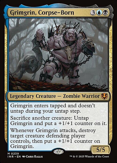 Grimgrin, Corpse-Born Card Front