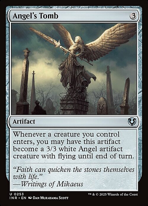 Angel's Tomb Card Front