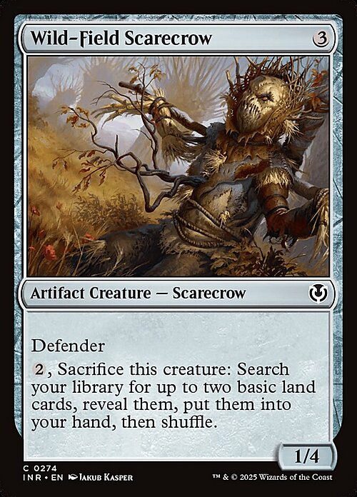 Wild-Field Scarecrow Card Front