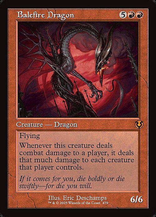 Balefire Dragon Card Front