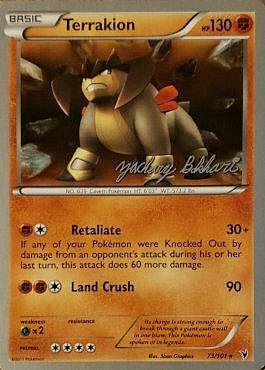 Terrakion Card Front