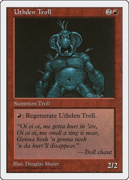 Uthden Troll Card Front