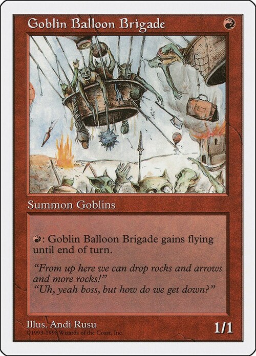 Goblin Balloon Brigade Card Front