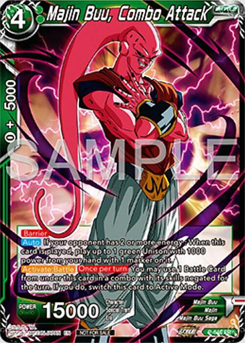 Majin Buu, Combo Attack Card Front