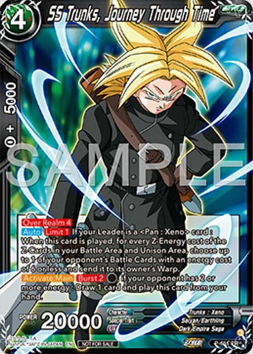 SS Trunks, Journey Through Time Card Front