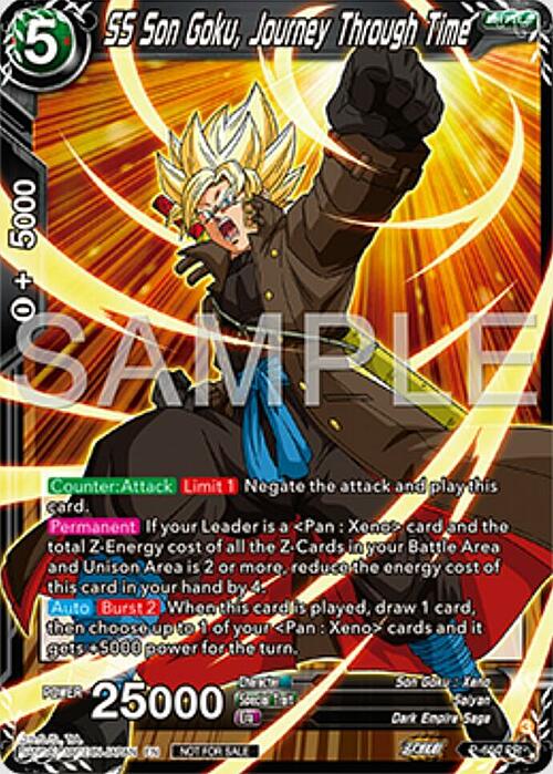 SS Son Goku, Journey Through Time Card Front