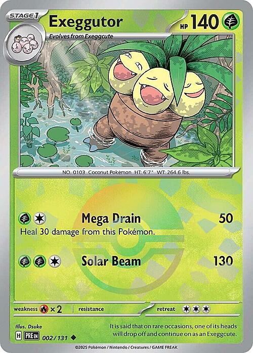 Exeggutor Card Front