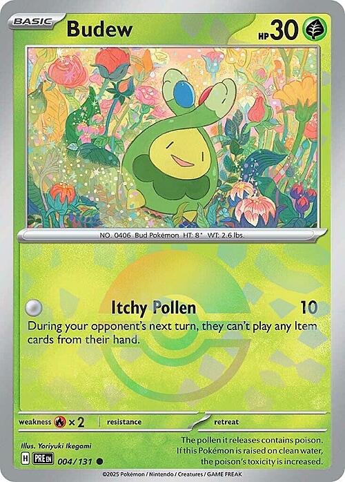 Budew Card Front