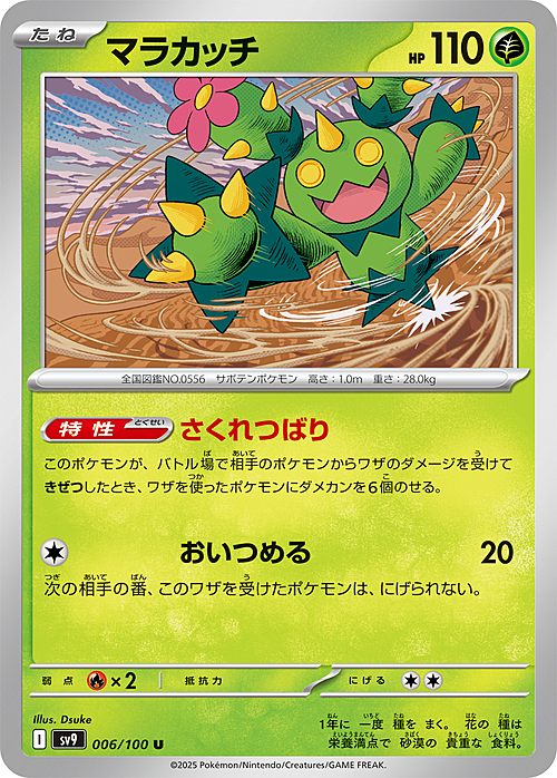 Maractus Card Front