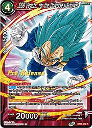 SSB Vegeta, for the Universe's Survival