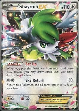 Shaymin EX Card Front