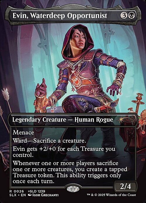 Evin, Waterdeep Opportunist Card Front