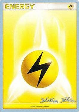 Lightning Energy Card Front