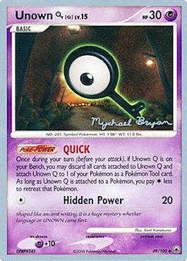 Unown [Q] Card Front