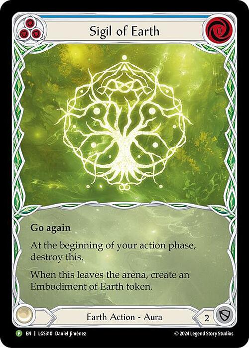 Sigil of Earth Card Front