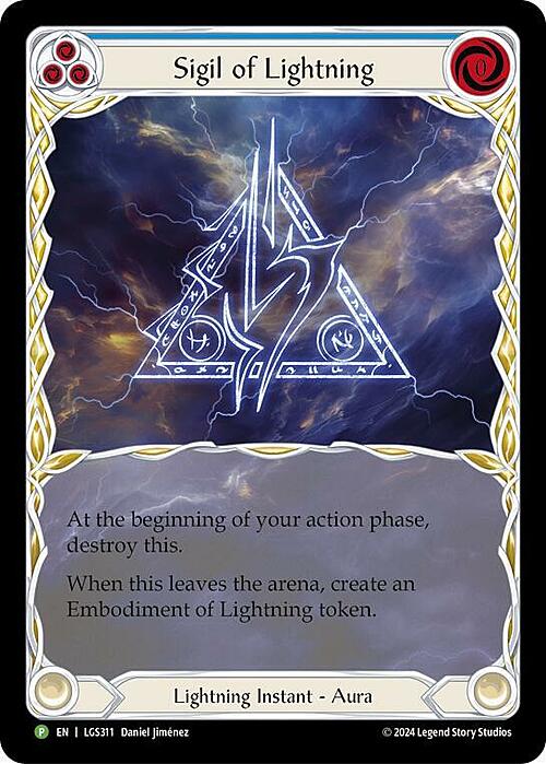 Sigil of Lightning Card Front