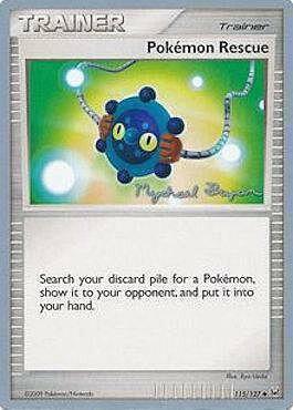 Pokemon Rescue Card Front