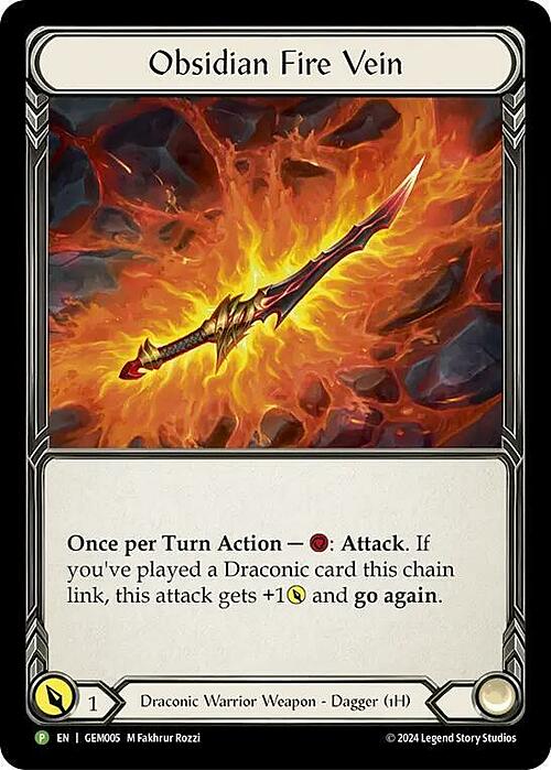 Obsidian Fire Vein Card Front