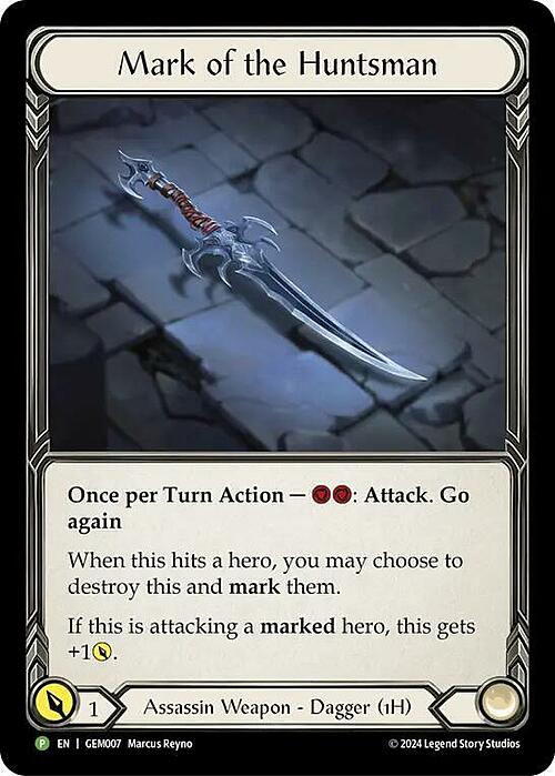 Mark of the Huntsman Card Front