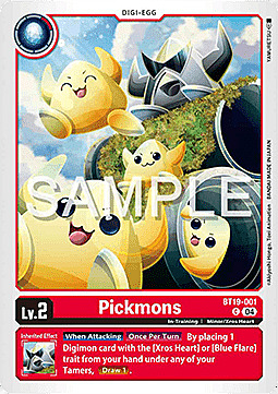 Pickmons Card Front