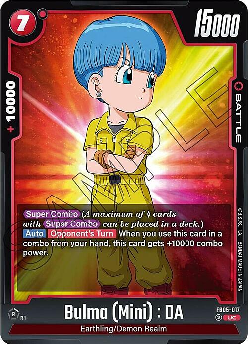 Bulma (Mini) : DA Card Front