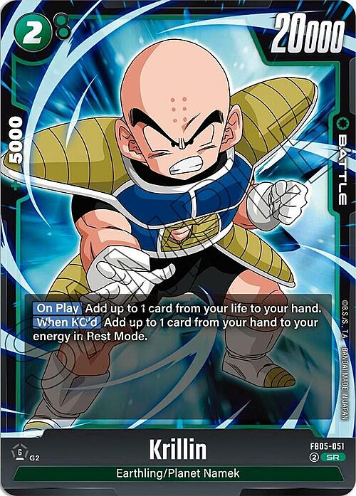 Krillin Card Front