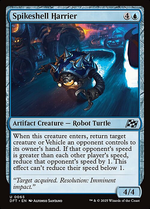 Spikeshell Harrier Card Front