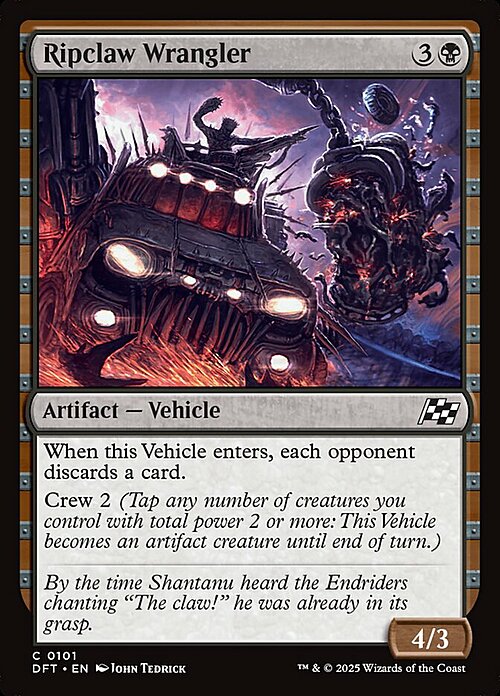 Ripclaw Wrangler Card Front