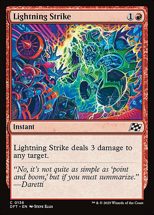 Lightning Strike Card Front