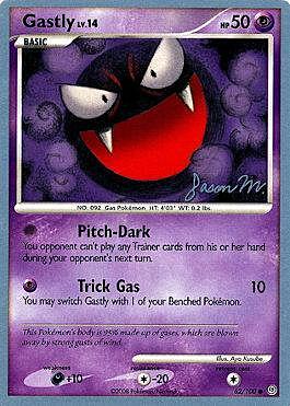 Gastly LV.14 Card Front