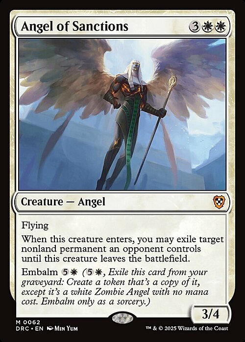 Angel of Sanctions Card Front