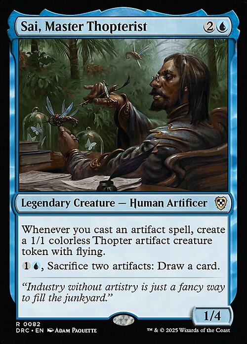 Sai, Master Thopterist Card Front