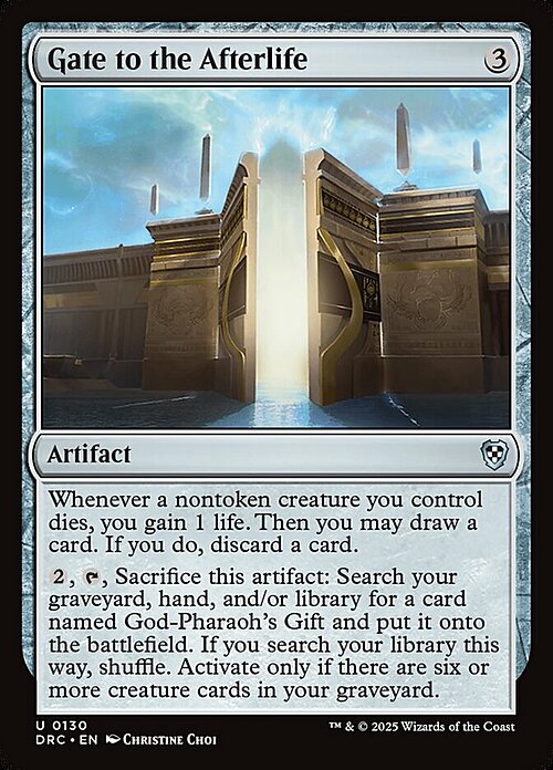 Gate to the Afterlife Card Front