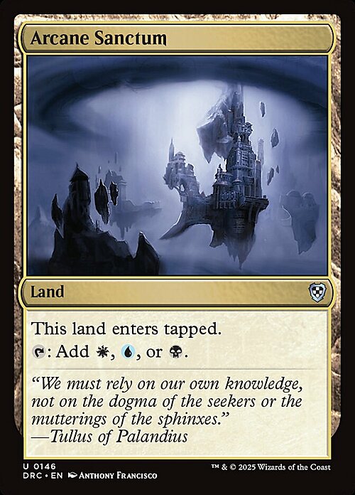 Arcane Sanctum Card Front