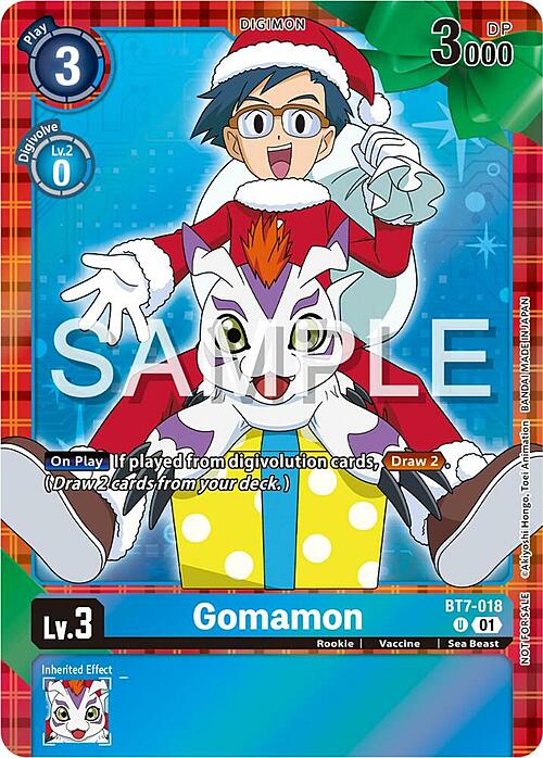 Gomamon Card Front