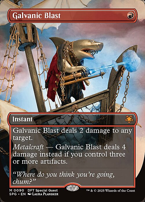 Galvanic Blast Card Front