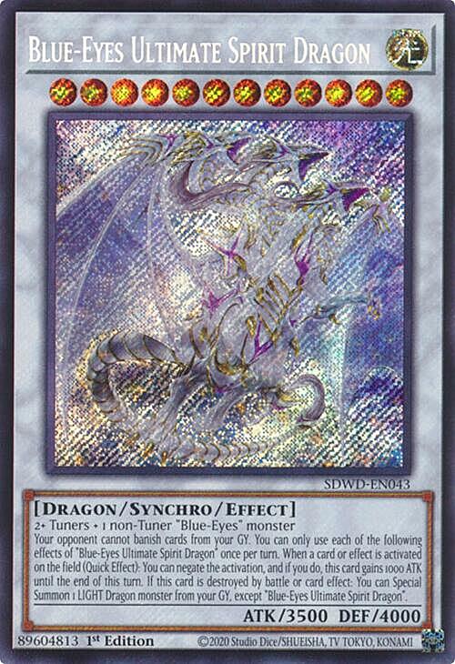 Blue-Eyes Ultimate Spirit Dragon Card Front