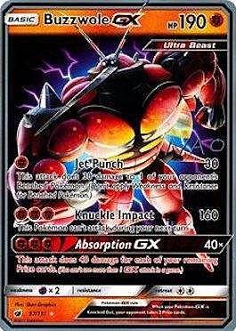 Buzzwole GX Card Front