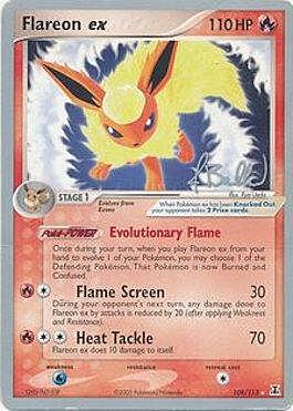 Flareon ex Card Front