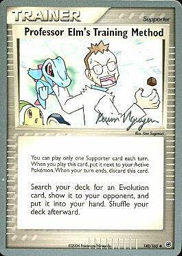 Professor Elm's Training Method Card Front