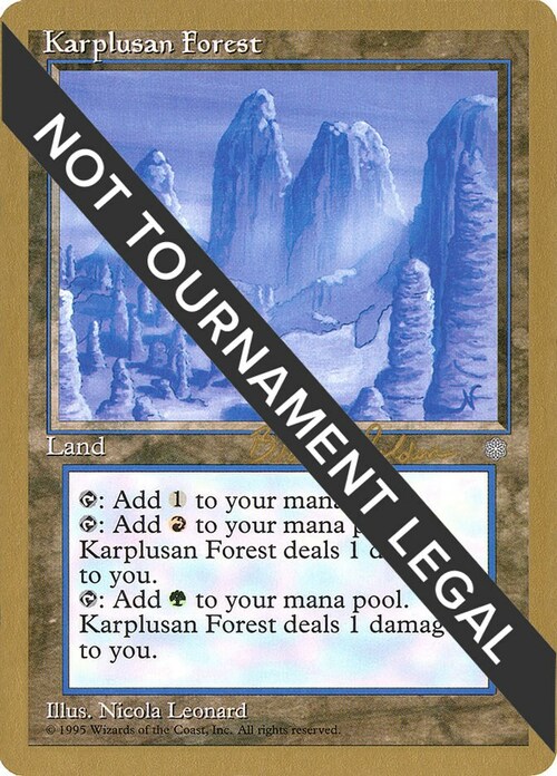 Karplusan Forest Card Front