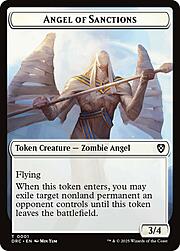 Angel of Sanctions // Vizier of Many Faces