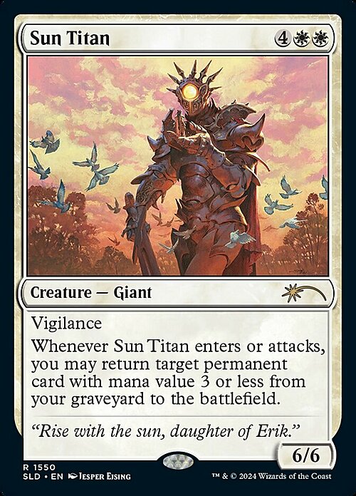 Sun Titan Card Front