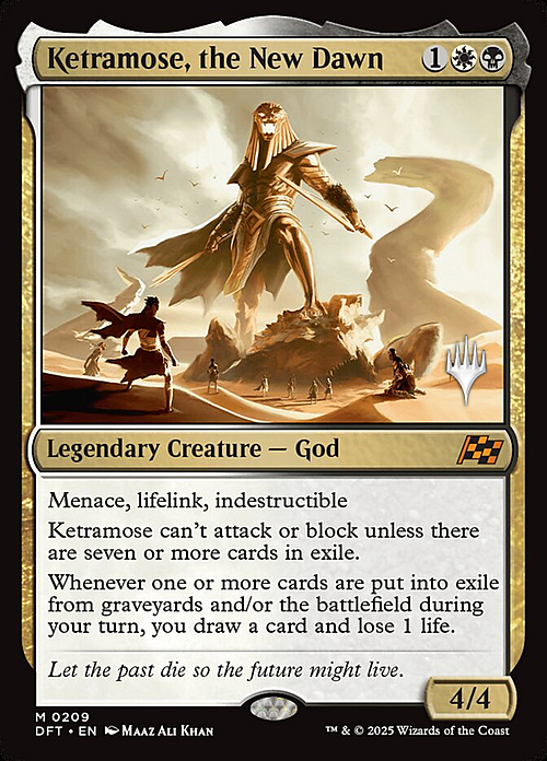 Ketramose, the New Dawn Card Front